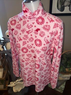 Alison Andrews Christmas holiday turtleneck